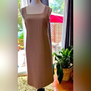 Banana Republic Factory Tan Sleeveless Dress